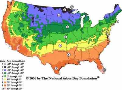 US Heat Zones